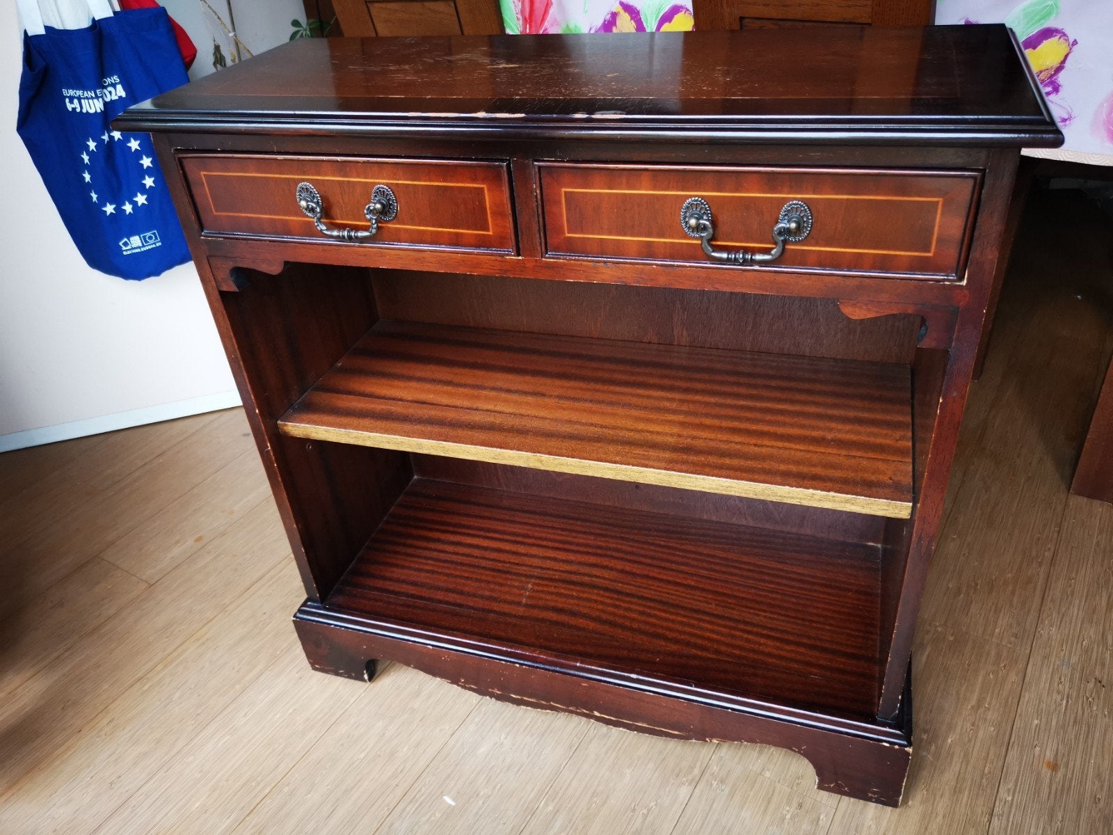 console, Maison & Meubles, Enlèvement, Utilisé, Étagère, Bois