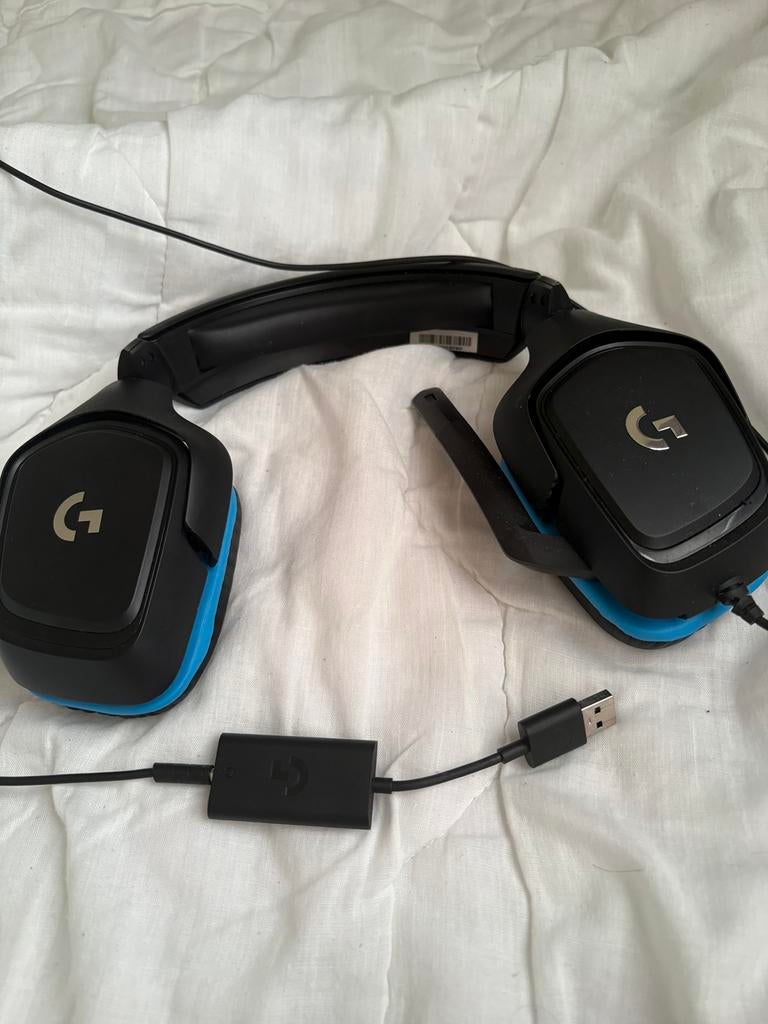 Logitech G432, Ophalen, Mute-functie, Zo goed als nieuw, Bedraad