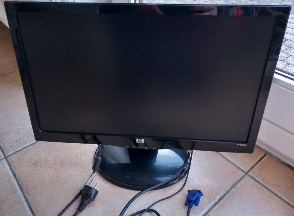 HP LCD monitor 21.5 inch, Computers en Software, Monitoren, Ophalen, VGA, Gebruikt, HD