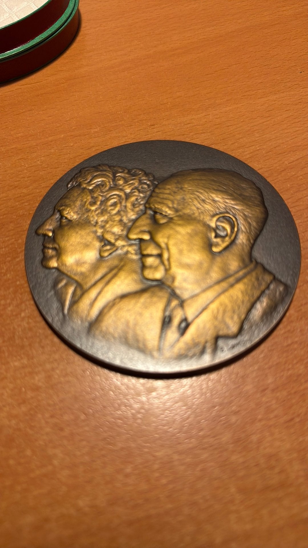 Medaille AUGUST-EDMOND DE SCHRYVER (CENT 16 MEI 1898 -, Ophalen of Verzenden, Brons