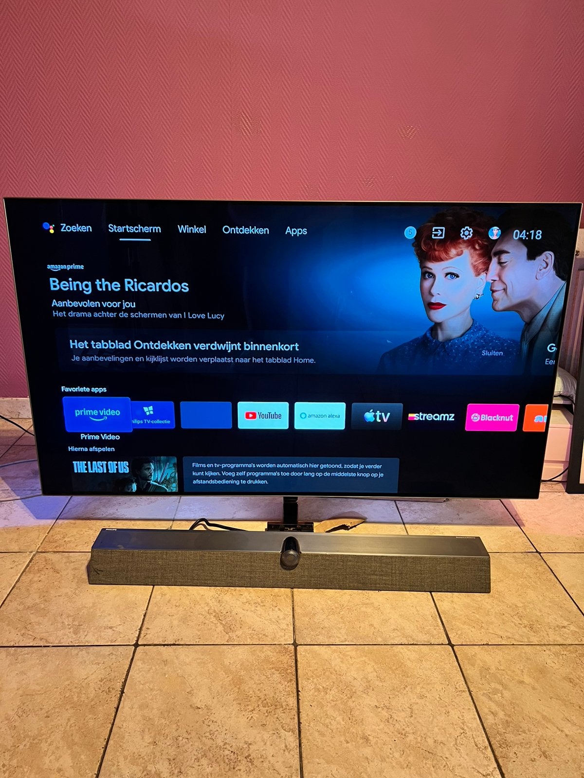 Téléviseur intelligent Philips 55OLED935/12, Enlèvement, Comme neuf, Philips, Smart TV