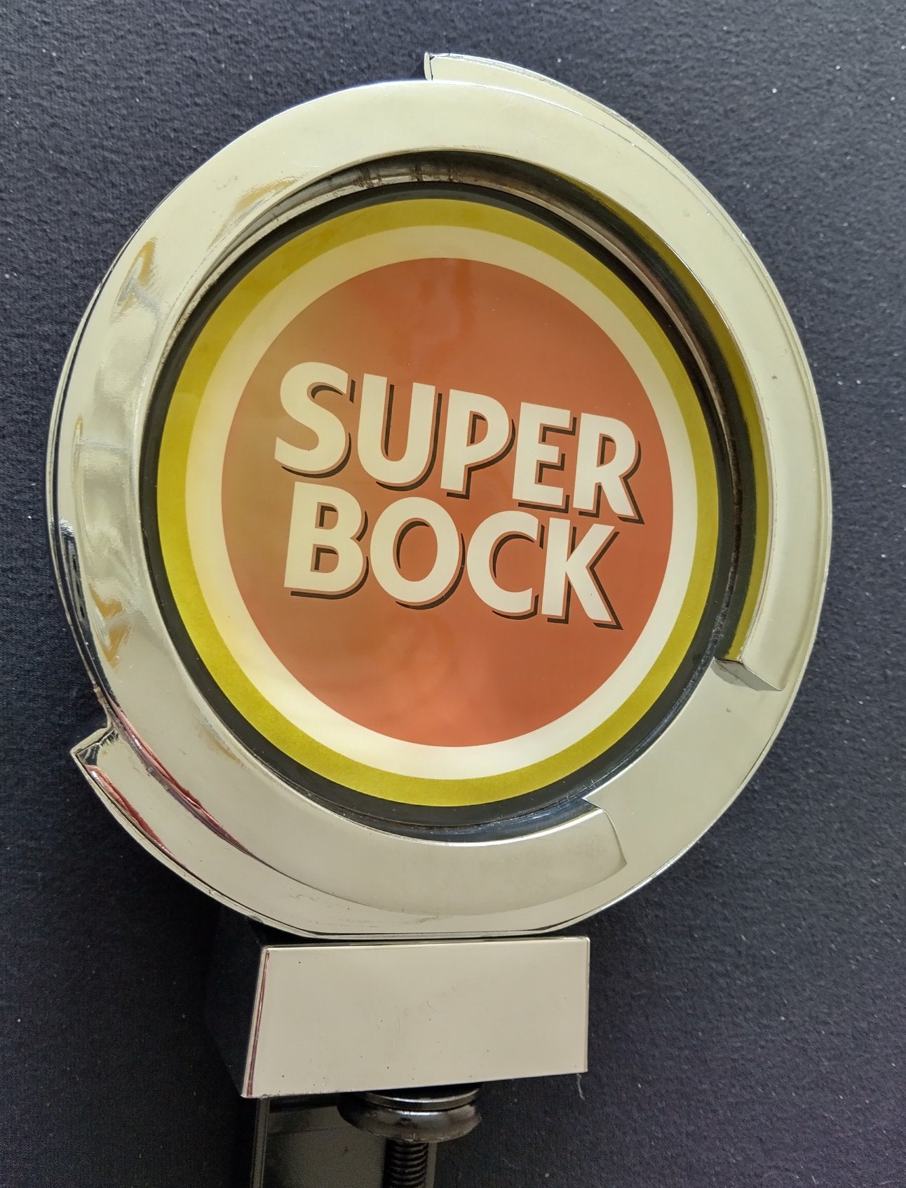 Zeer Zeldzame “SUPER BOCK” 50ties., Enlèvement ou Envoi, Comme neuf, Panneau publicitaire