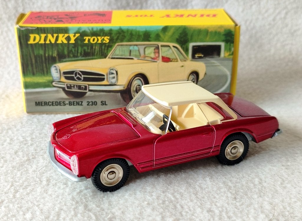 Dinky Atlas _ Mercedes -Benz 230 SL avec Hard-Top _ref. 516., Enlèvement ou Envoi, Comme neuf, Voiture, Dinky Toys
