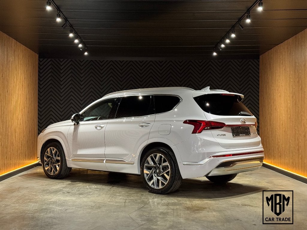 ✅Hyundai SantaFE 2.2 CRDi GARANTIE 4WD Premium Plus Sky FULL, Auto's, Automaat, Santa Fe, 4 cilinders, Wit
