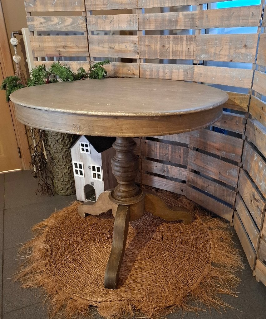 Ronde tafel | landelijke stijl, Huis en Inrichting, Ophalen, Gebruikt, Rustiek/landelijk, Rond
