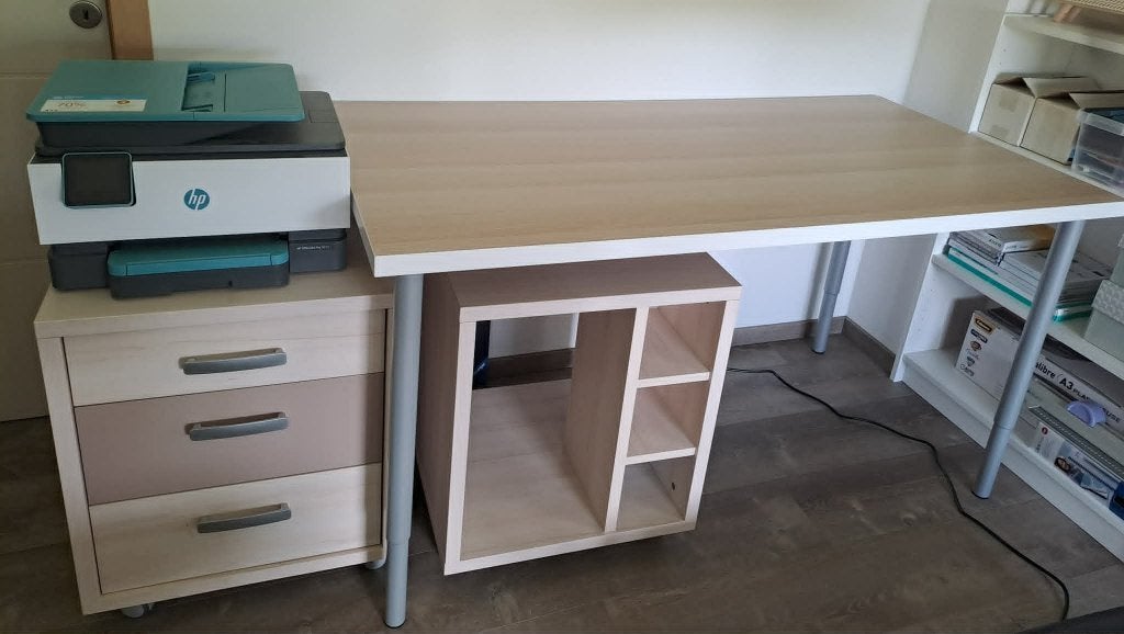 Meubles de bureau + TV, Huis en Inrichting, Kasten | Overige, Gebruikt, Ophalen