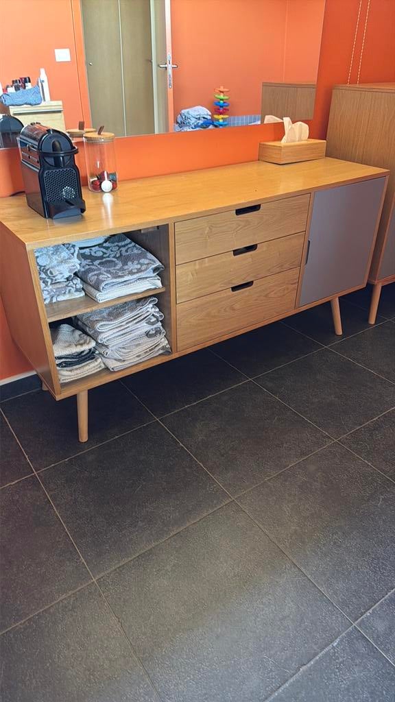 Dressoirkast met lades maison du monde, Huis en Inrichting, Ophalen, Gebruikt, Met lade(s)