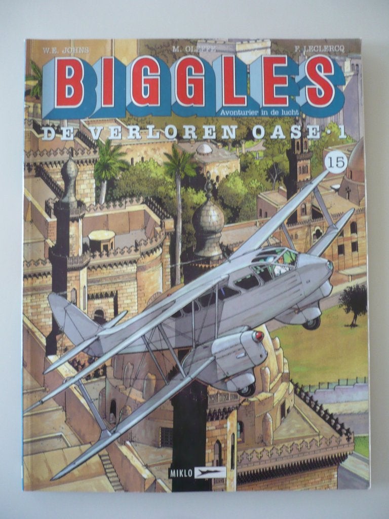 Biggles ( 15 De verloren Oase ) eerste druk, Gelezen, Eén stripboek, Johns, Ophalen of Verzenden