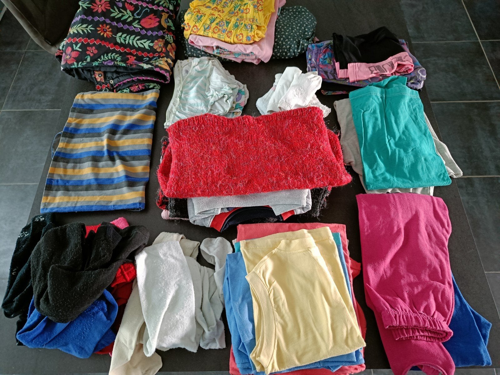 Kledingbundel meisjes / maat 128 / 45 stuks, Kinderen en Baby's, Ophalen of Verzenden, Gebruikt, Maat 128