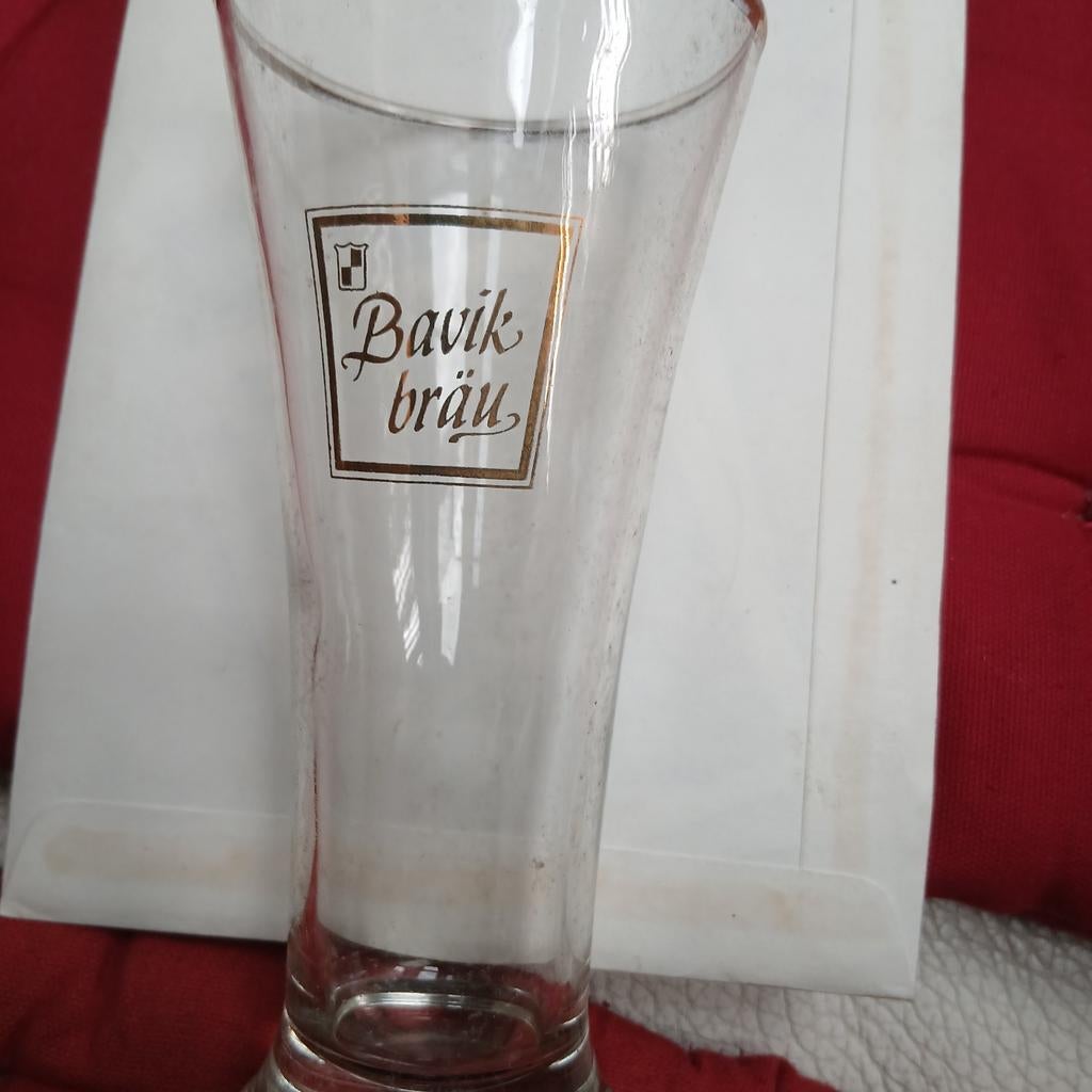 Bavik brau bierglas, Verzamelen, Ophalen of Verzenden