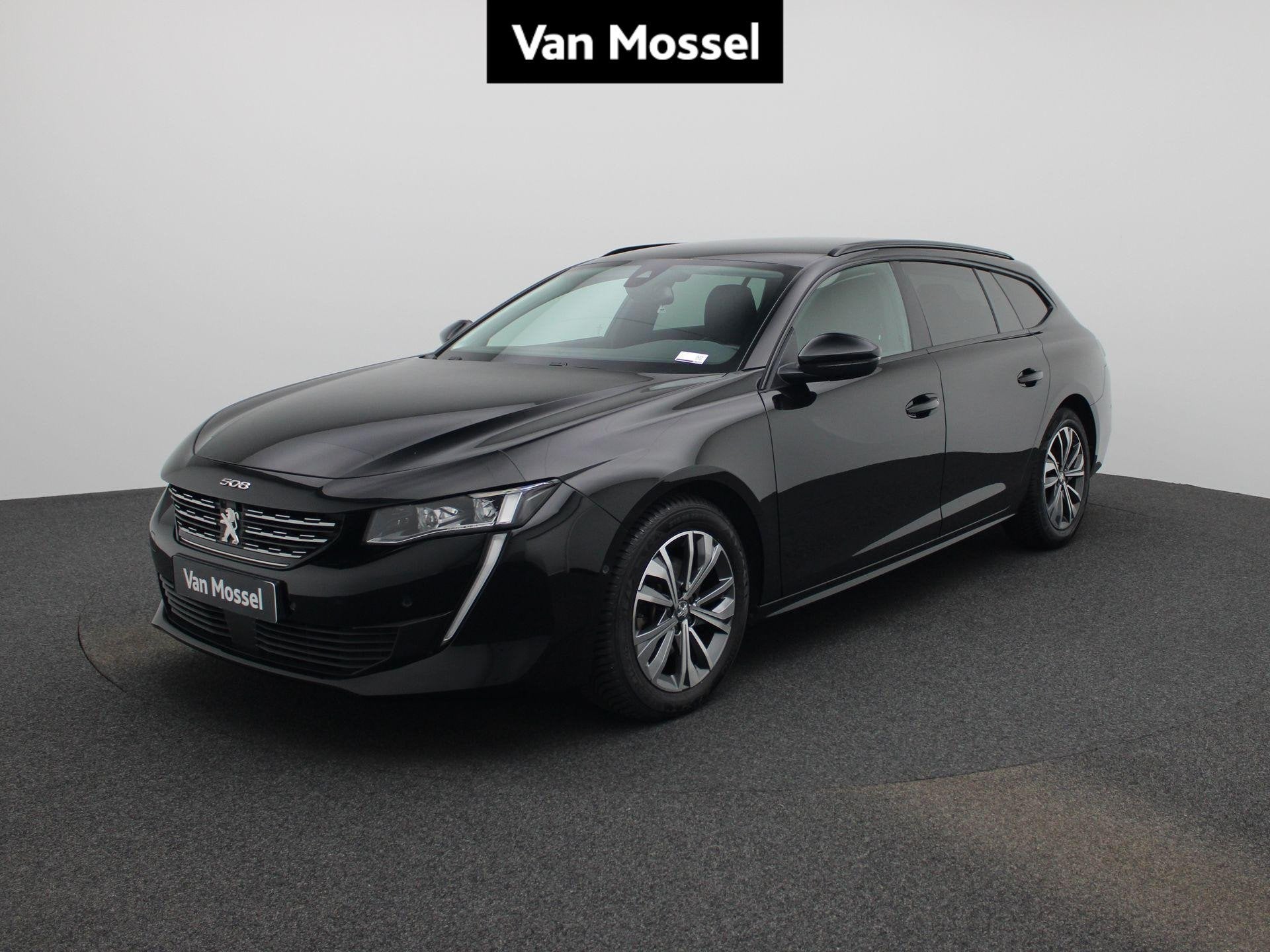 Peugeot 508 SW 1.5 BlueHDi 130 S&S EAT8 Allure LED | NAV | C, Auto's, Peugeot, Stof, Gebruikt, 1505 kg, Zwart