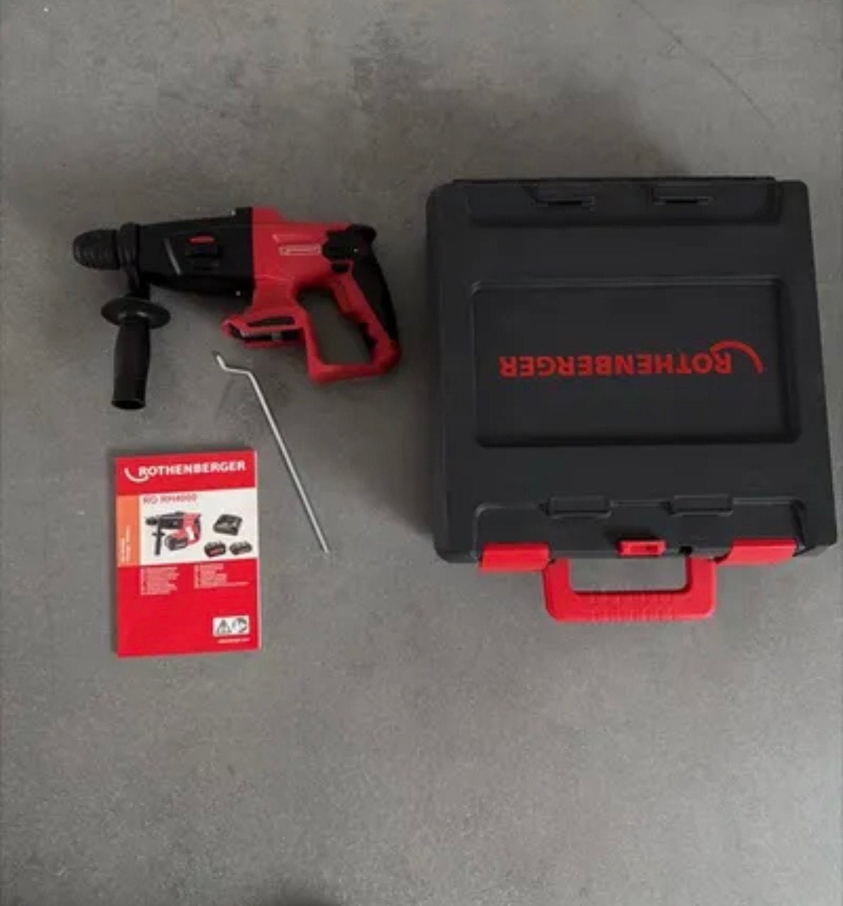 ROTHENBERGER RH 4000 drilboor - 1 batterij, Ophalen of Verzenden, Zo goed als nieuw