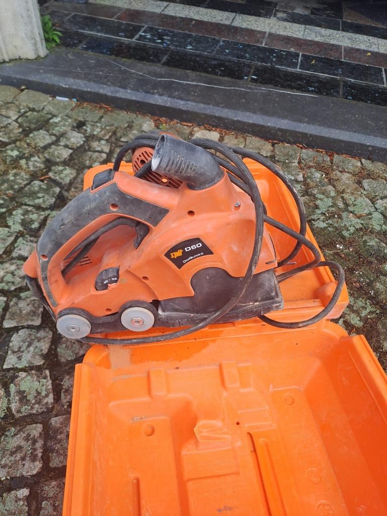SPIT D60 sleuvenzaag met koffer incl  diamantschijven €580, Ophalen, Zo goed als nieuw
