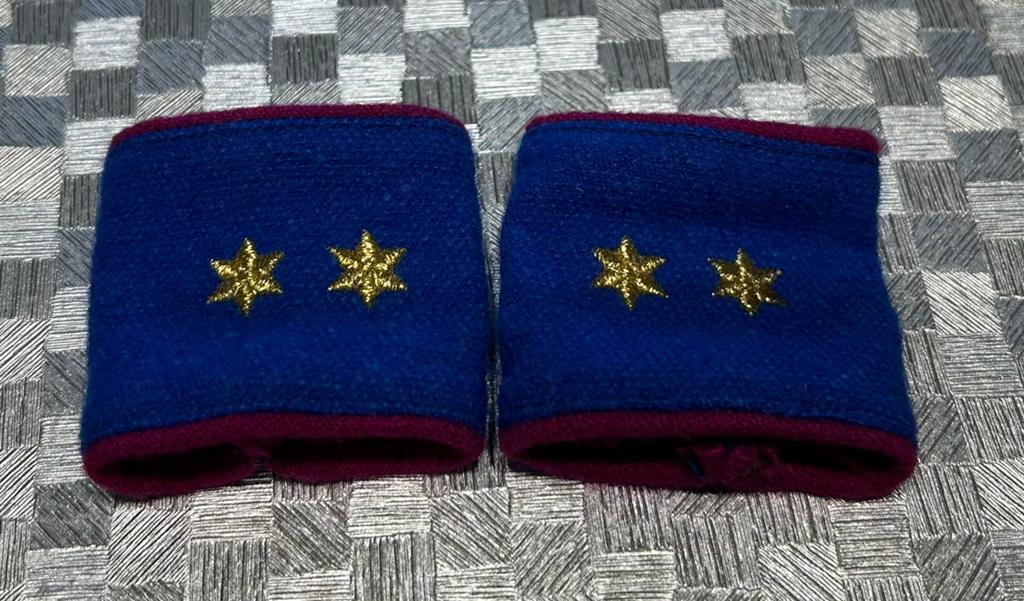 Graden luitenant logistiek - geborduurd, Verzamelen, Ophalen of Verzenden, Landmacht