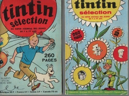 TINTIN SELECTION - 18 livres petits format - n 1 à 18, Livres, Plusieurs BD, Enlèvement ou Envoi, Utilisé, Collectif