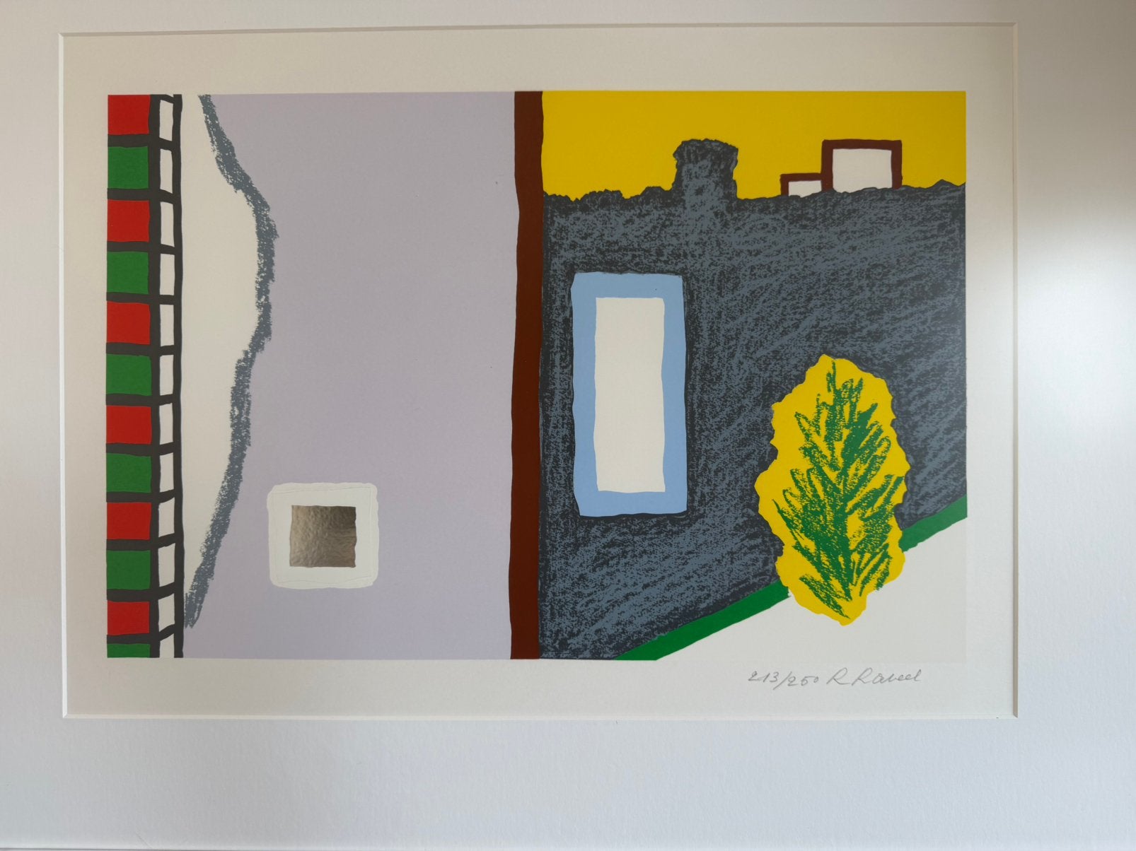 Roger Raveel - geluidloze tuin - 1977, Ophalen