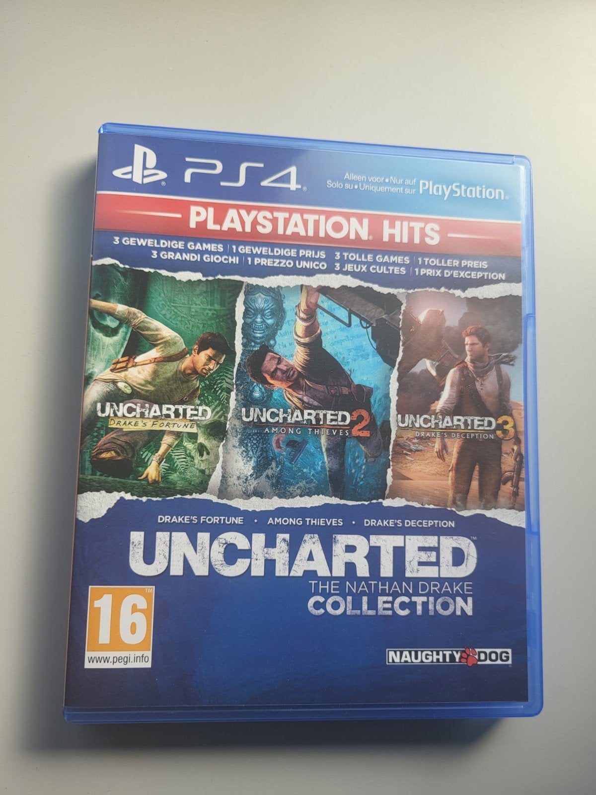 Uncharted: The Nathan Drake Collection (PlayStation Hits), Games en Spelcomputers, Ophalen of Verzenden, Zo goed als nieuw, Avontuur en Actie