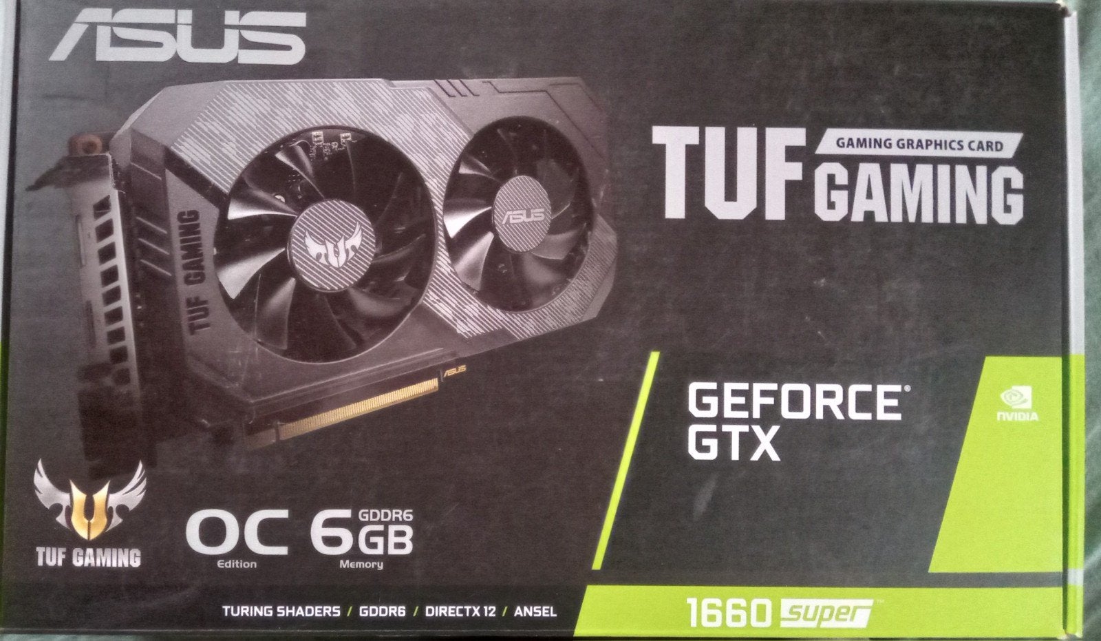 ASUS GTX 1660 Super, Informatique & Logiciels, PCI-Express 3, GDDR6, Comme neuf, Enlèvement