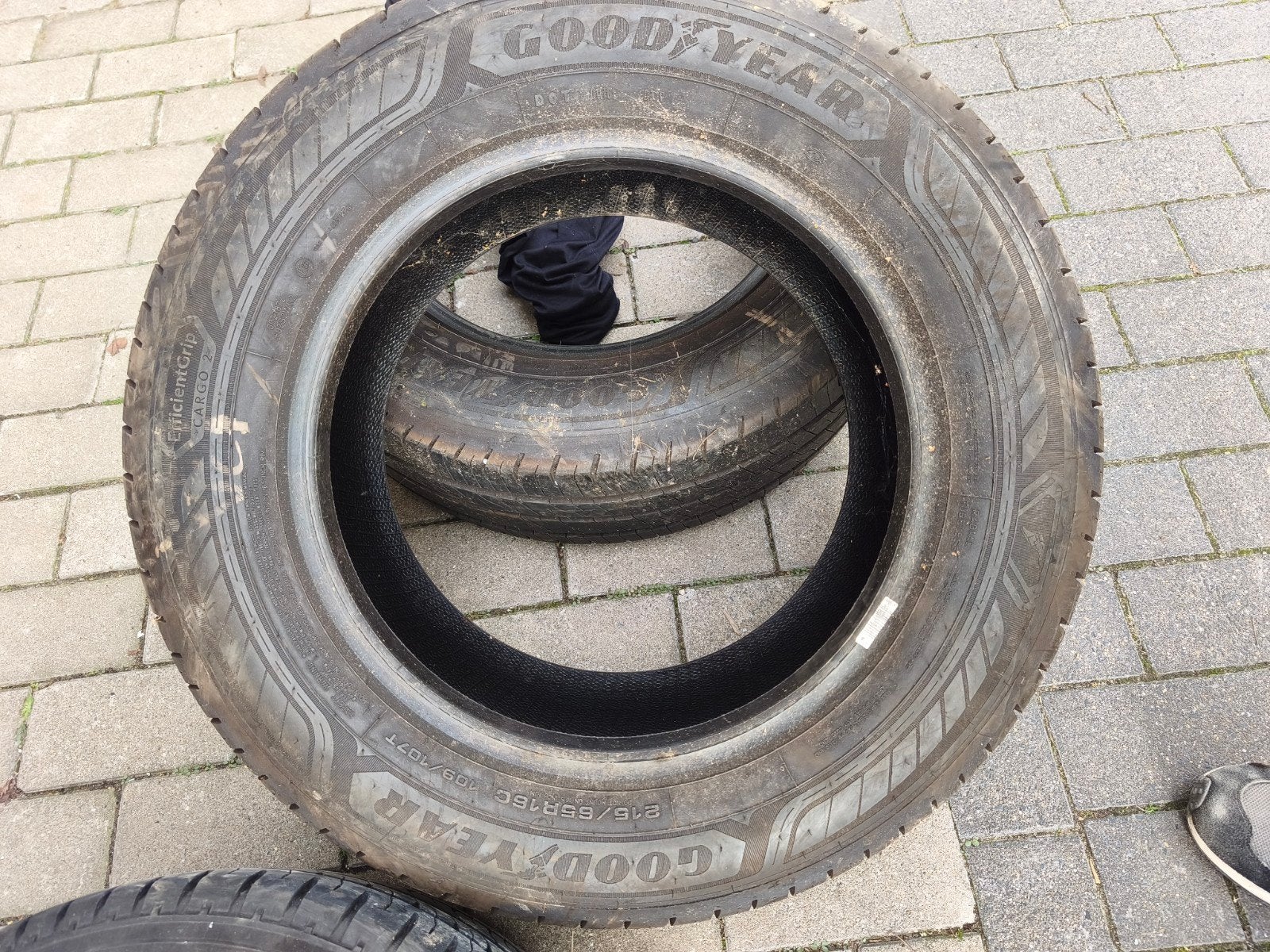 215/65/r16  109/107 T Goodyear 3 banden Opel movano nieuw, Autos : Pièces & Accessoires, Enlèvement, Pneu(s)