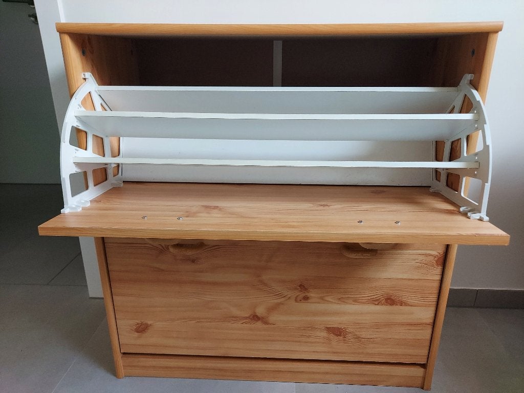 schoenenkast met 2 leggers van 3 vakken, Ophalen, Gebruikt, Ikea