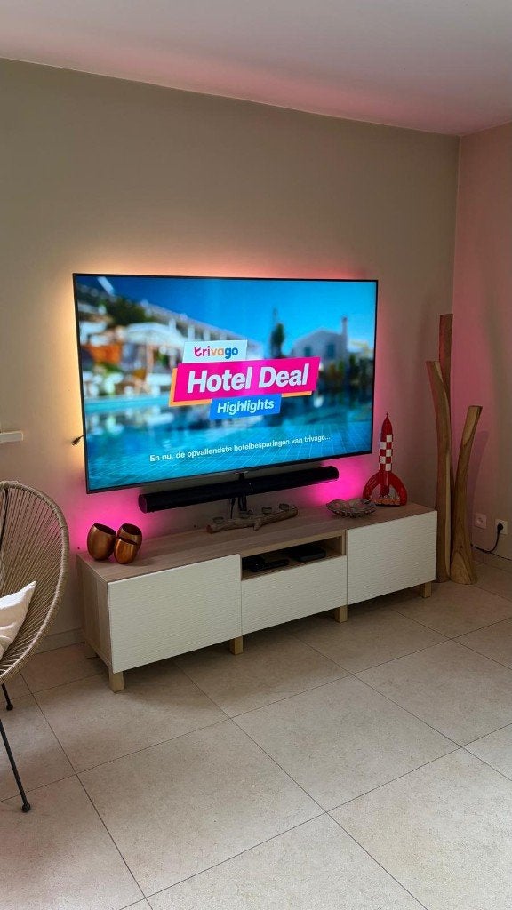SONY BRAVIA 75' LCD-TV + Philips Hue - Play Gradient, Audio, Tv en Foto, Televisies, Ophalen, LCD, Zo goed als nieuw, 4k (UHD)