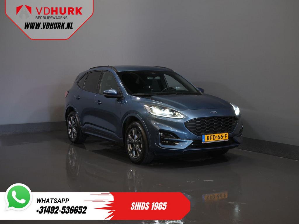 Ford Kuga 2.5 PHEV 225 pk ST-Line LED/ Head-Up/ Adapt.cruise, Automaat, 14 kWh, Parkeersensor, Blauw