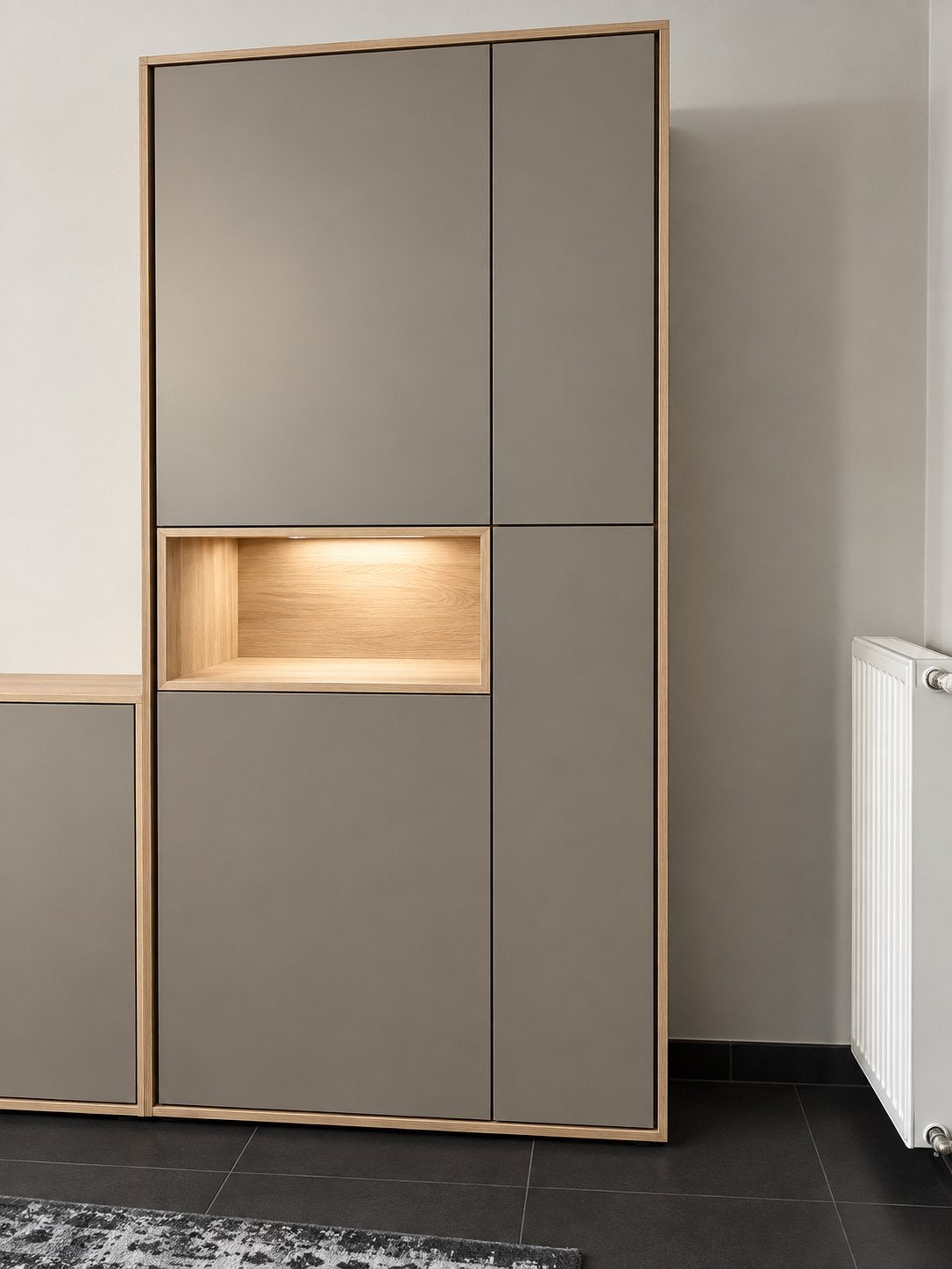 Buffet en chêne (toujours comme neuf), 25 à 50 cm, Chêne, Comme neuf, Enlèvement