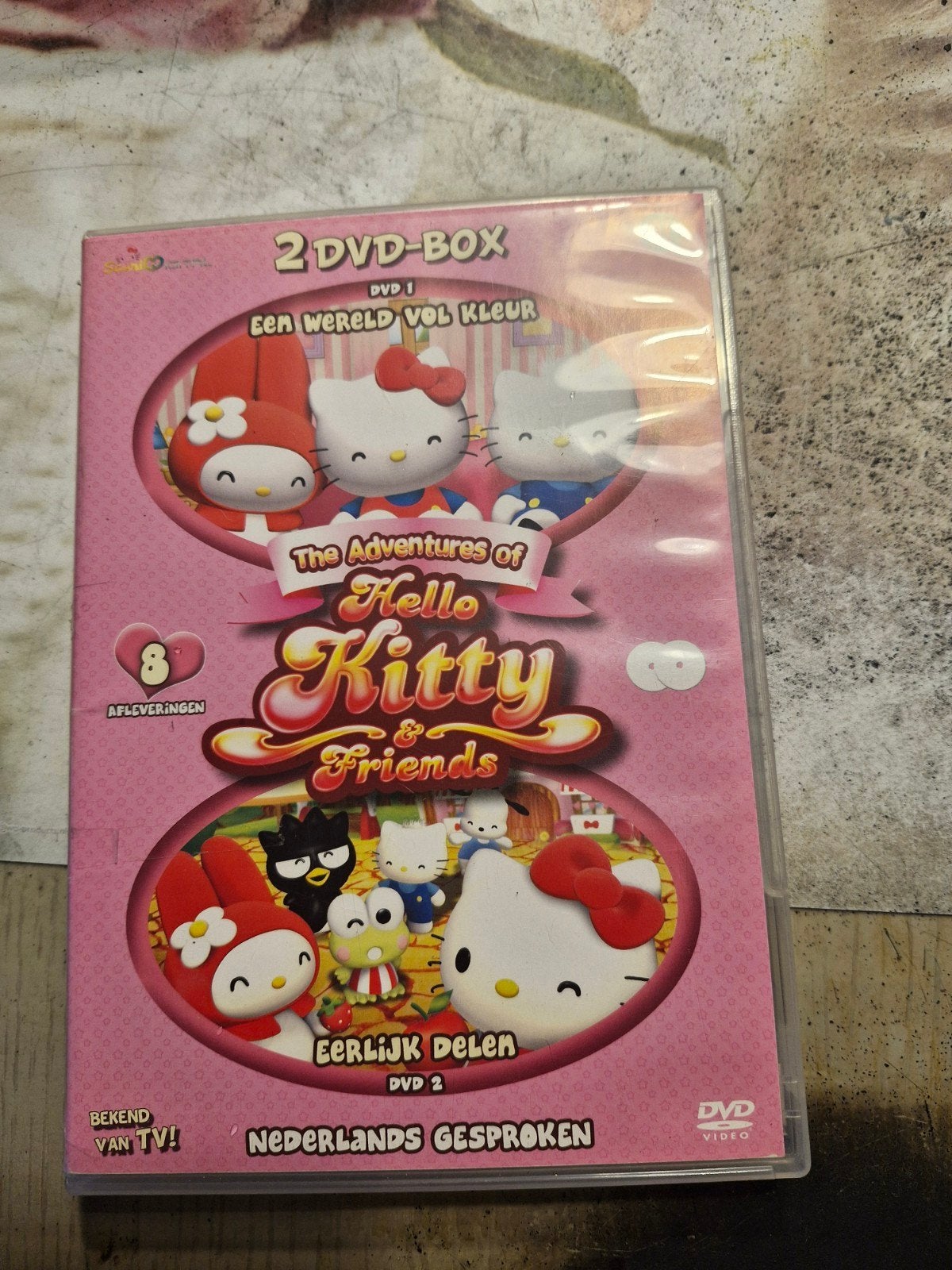 2 dvd box the adventures og hello kitty et friends nl, Enlèvement ou Envoi, Comme neuf, Néerlandais