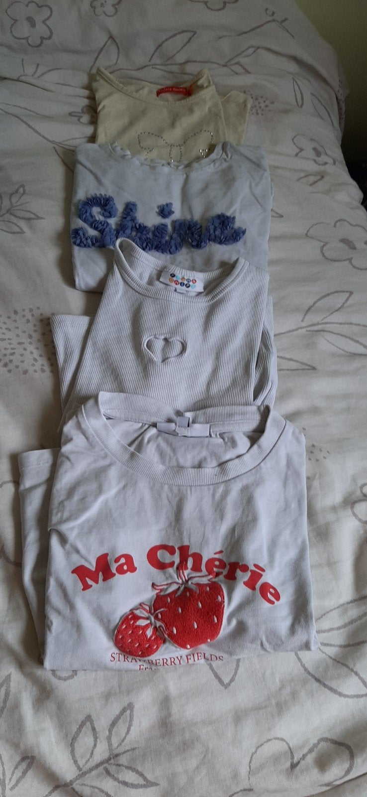 t shirt meisjes maat 10-12j, Kinderen en Baby's, Ophalen of Verzenden, Zo goed als nieuw, Meisje, Shirt of Longsleeve