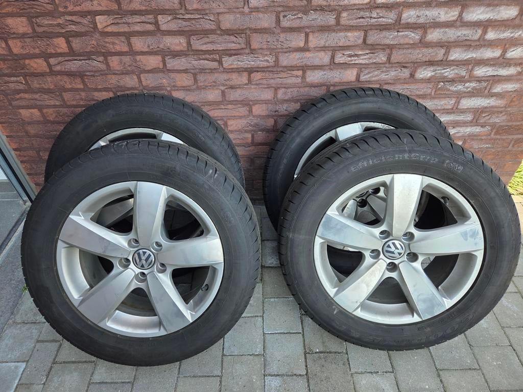 Jantes + pneus VW Tiguan 17", Autos : Pièces & Accessoires, Pneus & Jantes, Enlèvement, Pneu(s)
