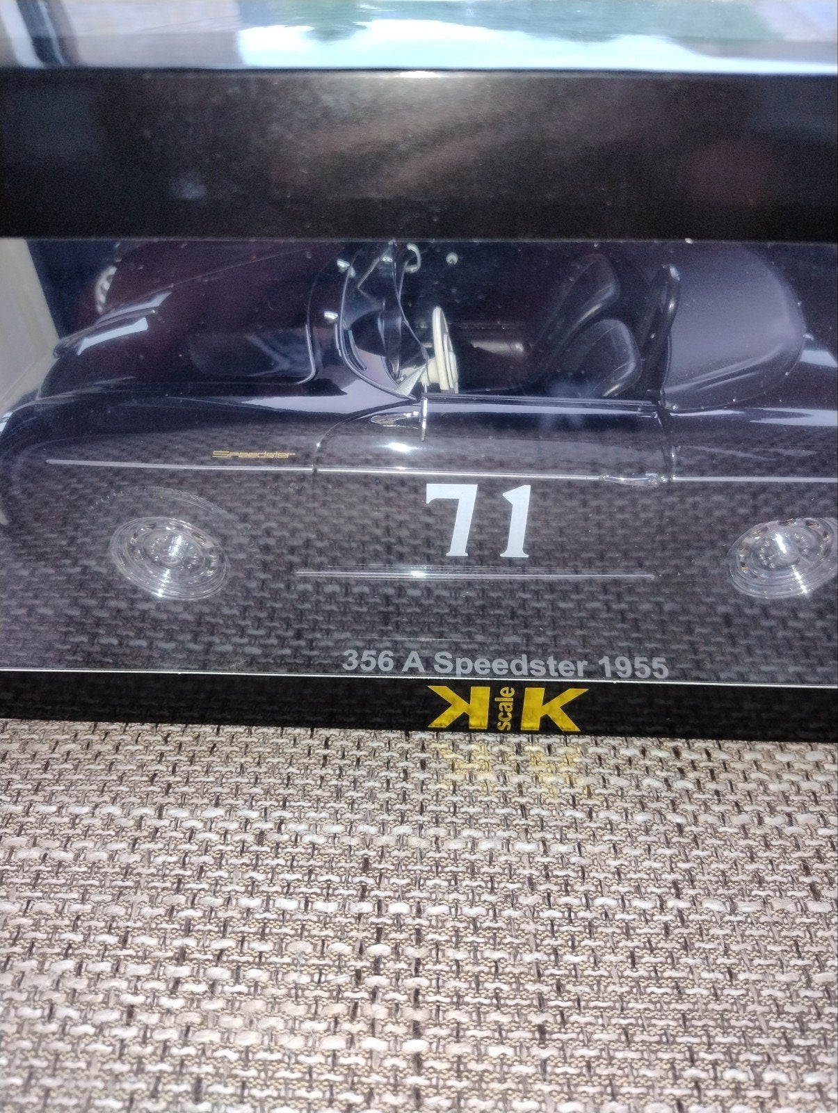Porsche 356 Steve McQueen op schaal 1/12, Ophalen of Verzenden, Nieuw, 1:9 t/m 1:12, Auto