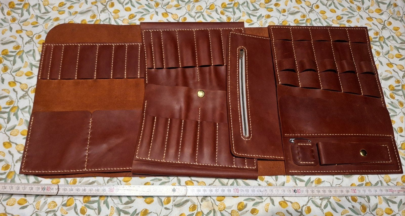 brei etui naalden etui leer, Hobby en Vrije tijd, Ophalen of Verzenden, Zo goed als nieuw, Breien of Haken, Overige typen