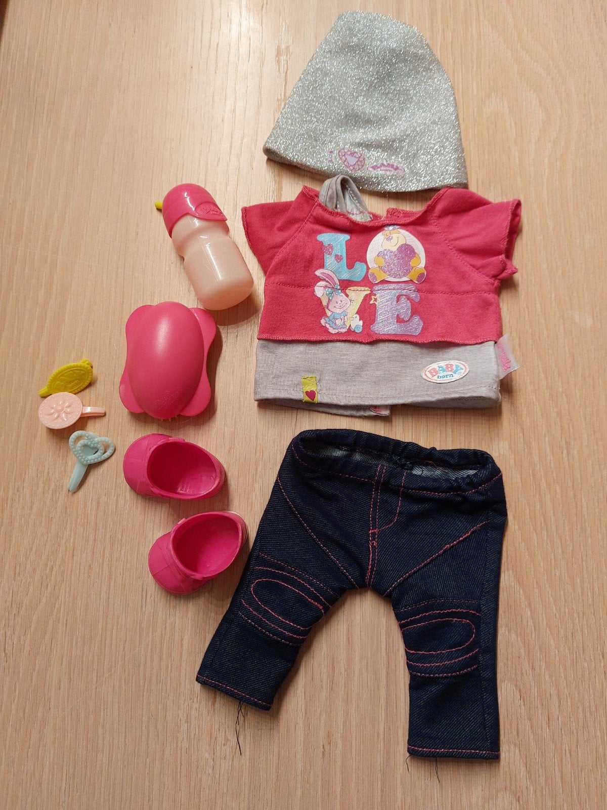 Baby born outfit incl schoenen en accessoires, Kinderen en Baby's, Ophalen, Gebruikt, Babypop