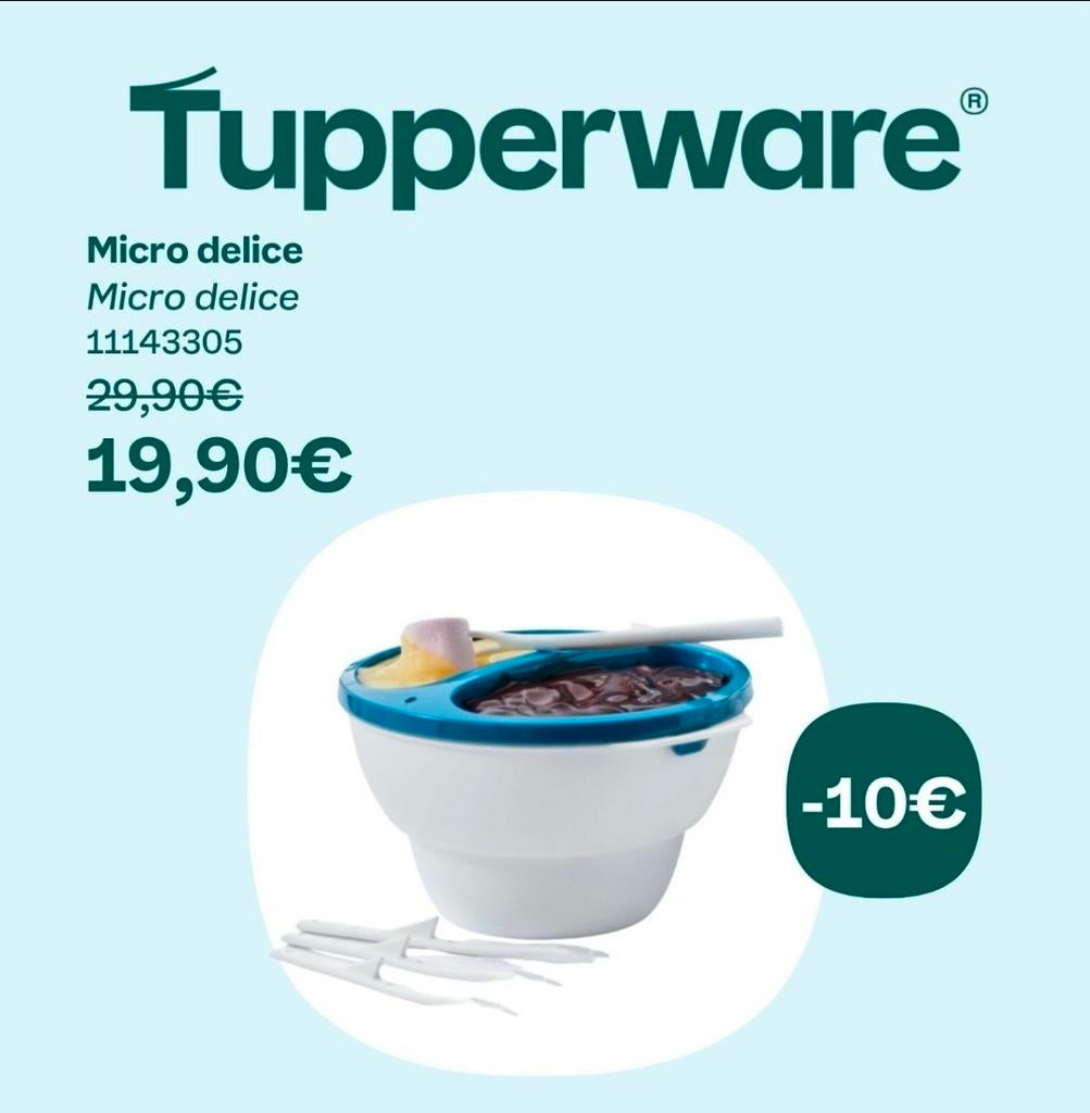 Tupperware micro delice, Huis en Inrichting, Ophalen of Verzenden, Nieuw