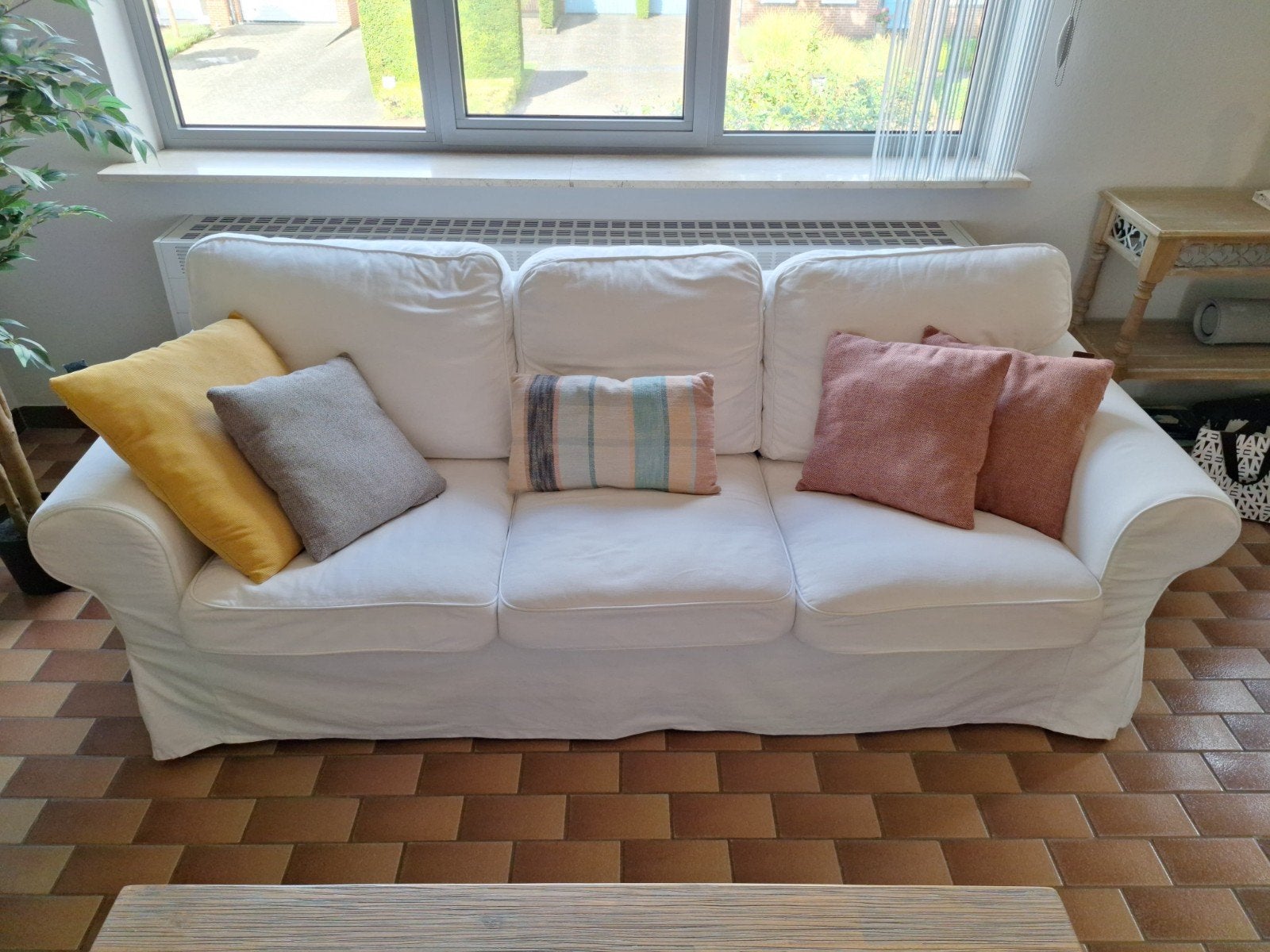 Canapé 3 places Ikea EKTORP blanc, Enlèvement
