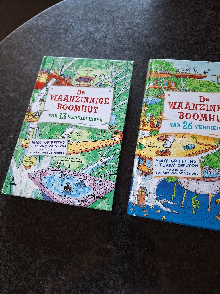 A.Griffiths : De waanzinnige boomhut 1 en 2, Boeken, Ophalen of Verzenden, Zo goed als nieuw, Fictie, A Griffiths