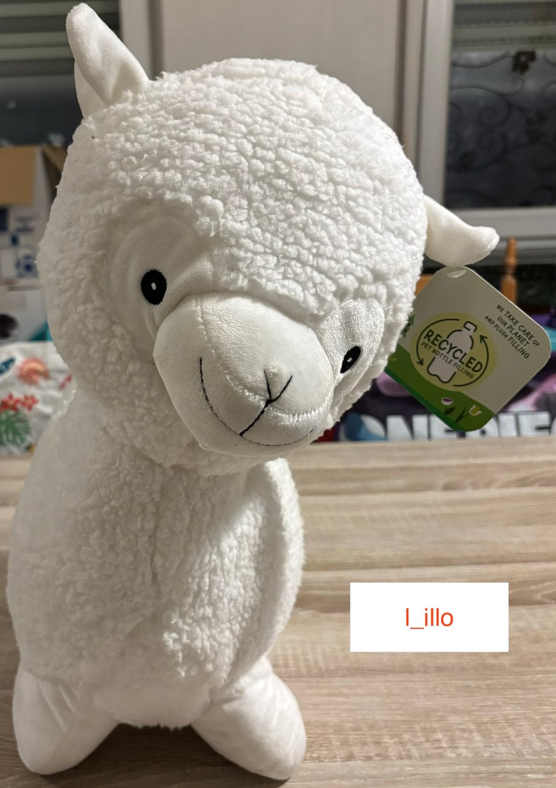 PELUCHE LAMA BLANCHE 🦙, Enlèvement, Comme neuf, Autres types, Autres marques