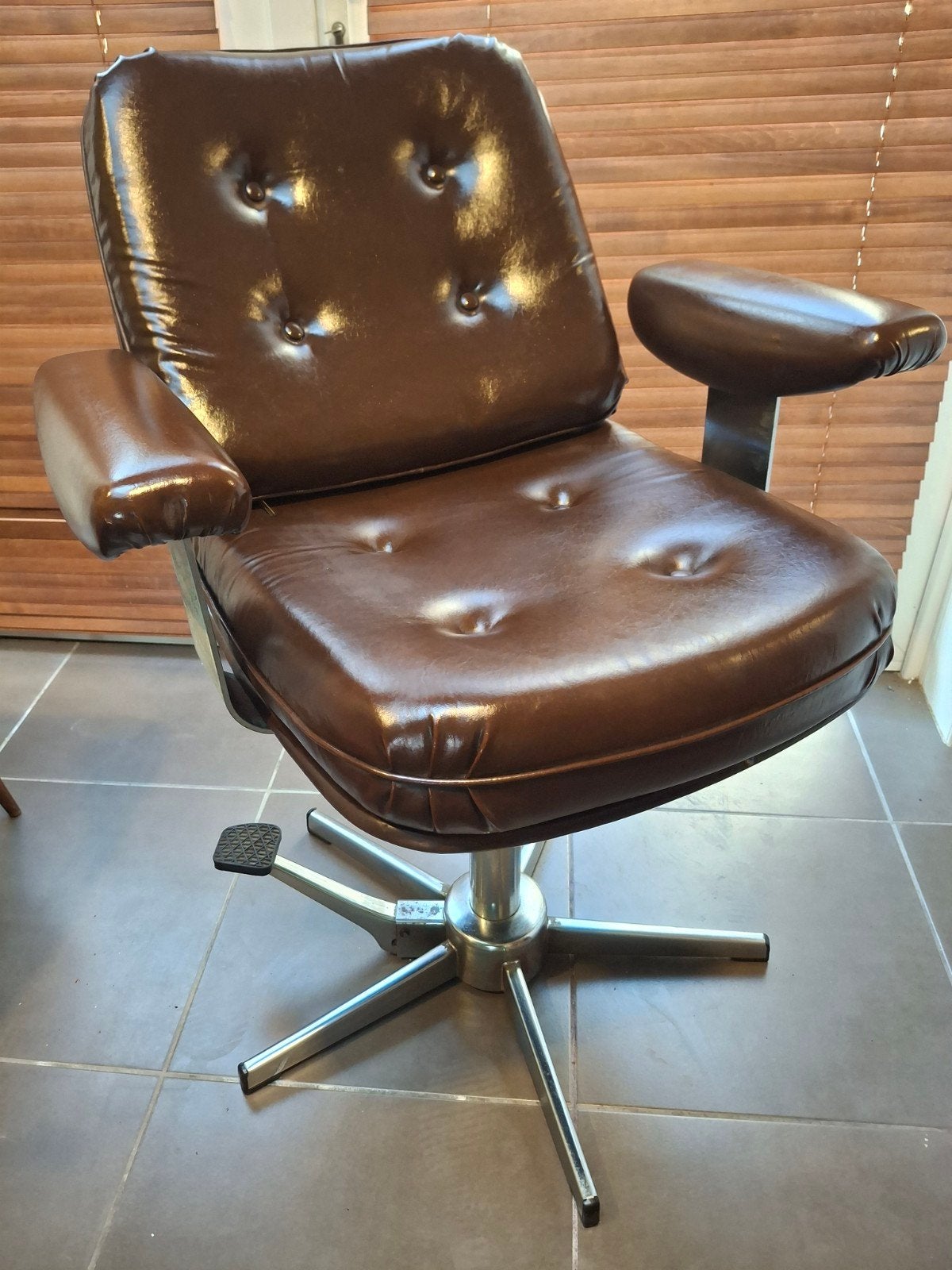 Seventies stoel, Ophalen of Verzenden, Gebruikt