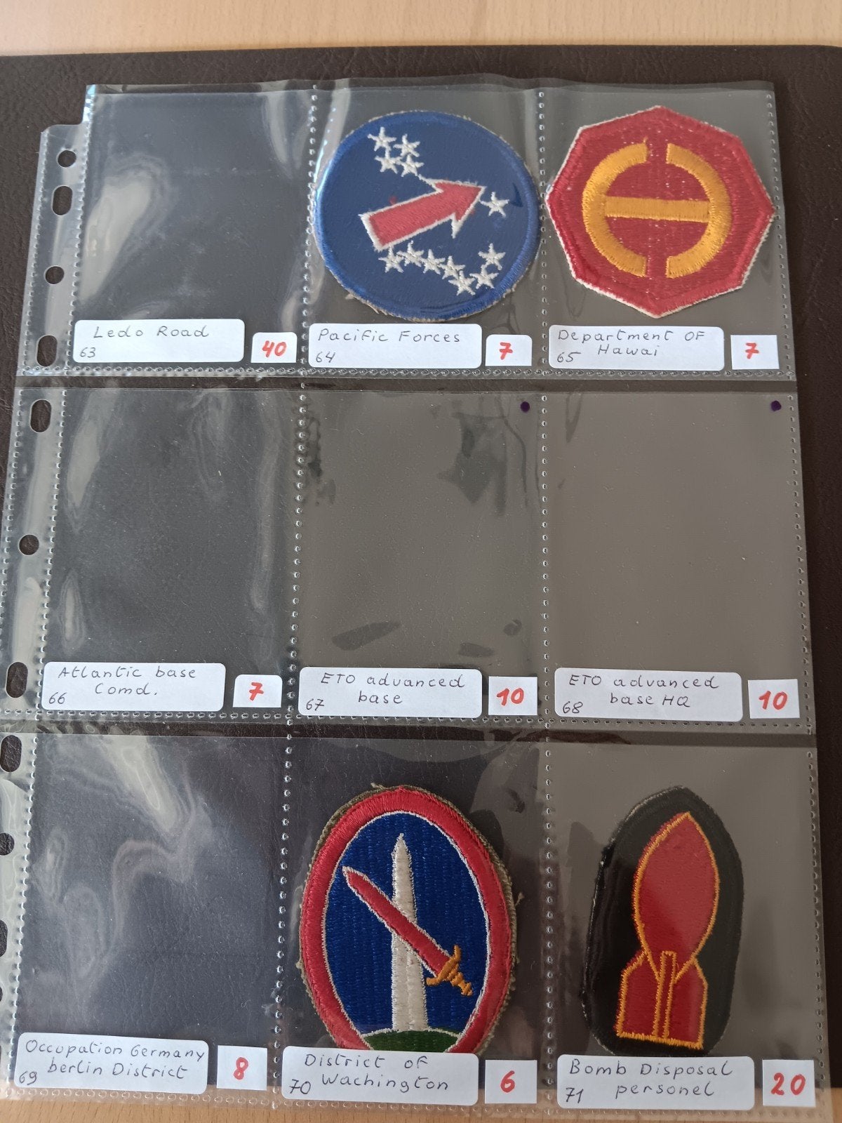 Us ww2 patches, Enlèvement ou Envoi