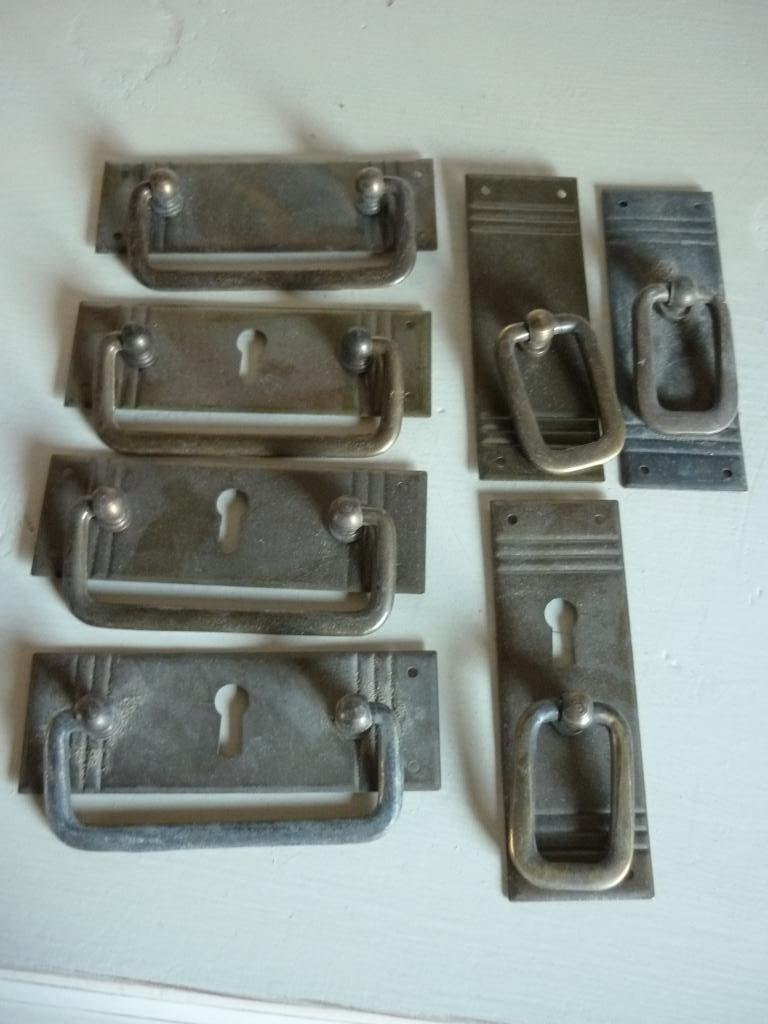 Divers meubelbeslag antiek brocante brons messing, Ophalen of Verzenden
