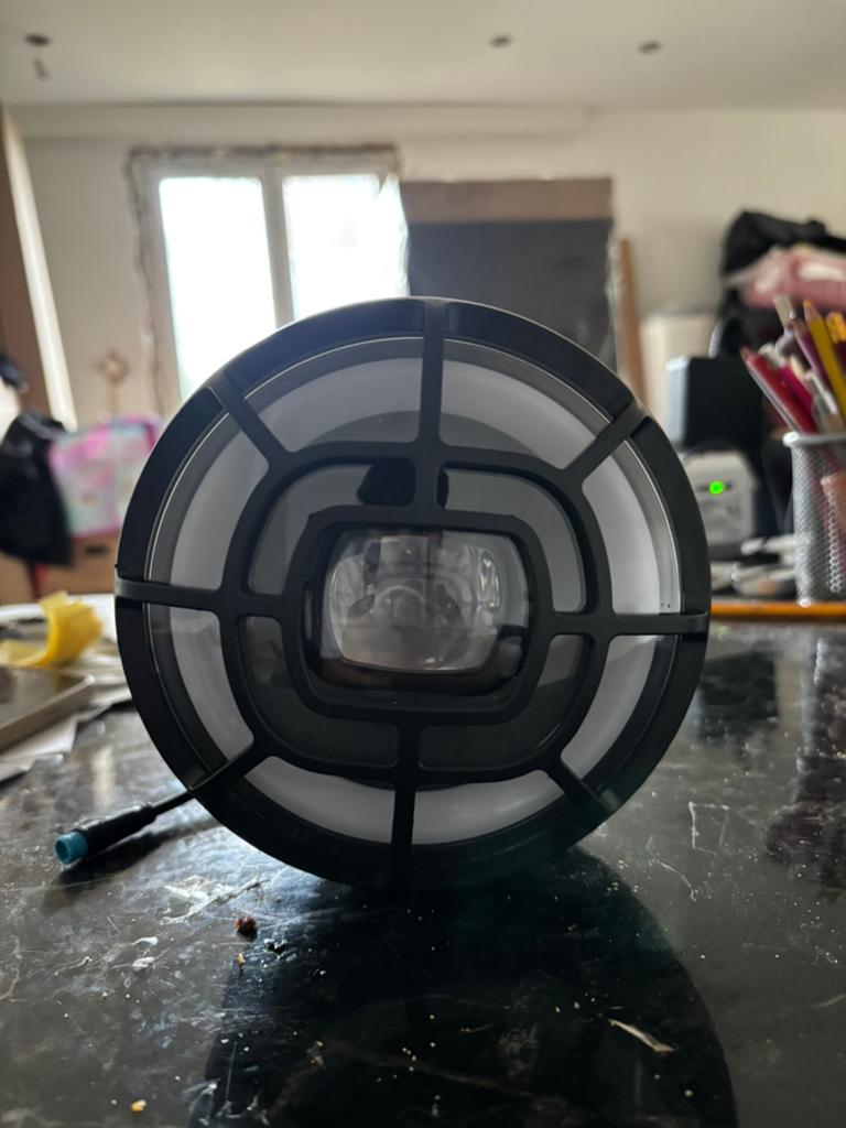 Fatbike v20 pro koplamp 4 pinnen nog niet gebruikt., Huis en Inrichting, Kachels, Ophalen, Zo goed als nieuw