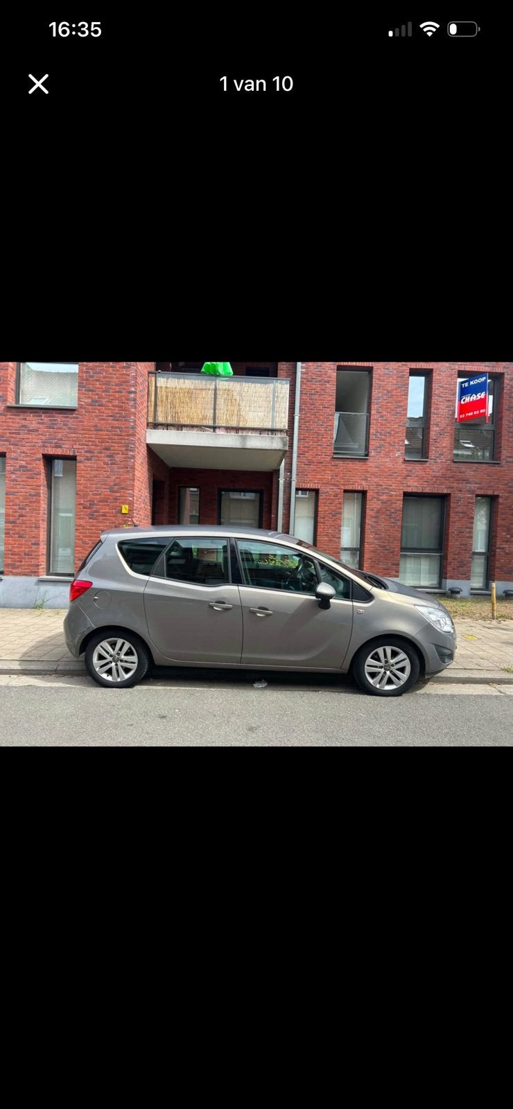 Opel mervia, Auto's, Euro 5, Stof, Particulier, Onderhoudsboekje