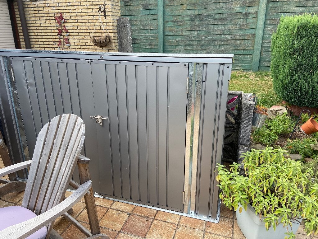 Abri de Jardin en métal, Moins de 200 cm, Comme neuf, Enlèvement, Abri de jardin