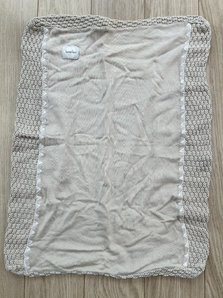 Koeka beige babykussenhoes, Kinderen en Baby's, Badjes en Verzorging, Ophalen, Gebruikt