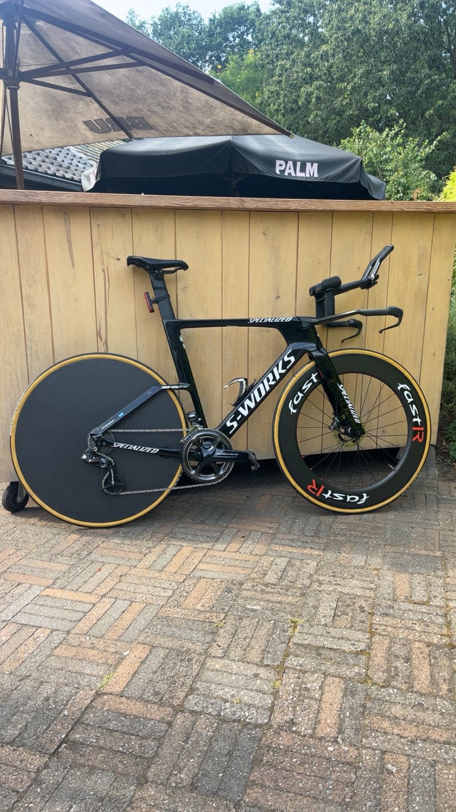 FastR disc + 80mm wielset, Fietsen en Brommers, Wiel, Racefiets, Ophalen of Verzenden, Zo goed als nieuw