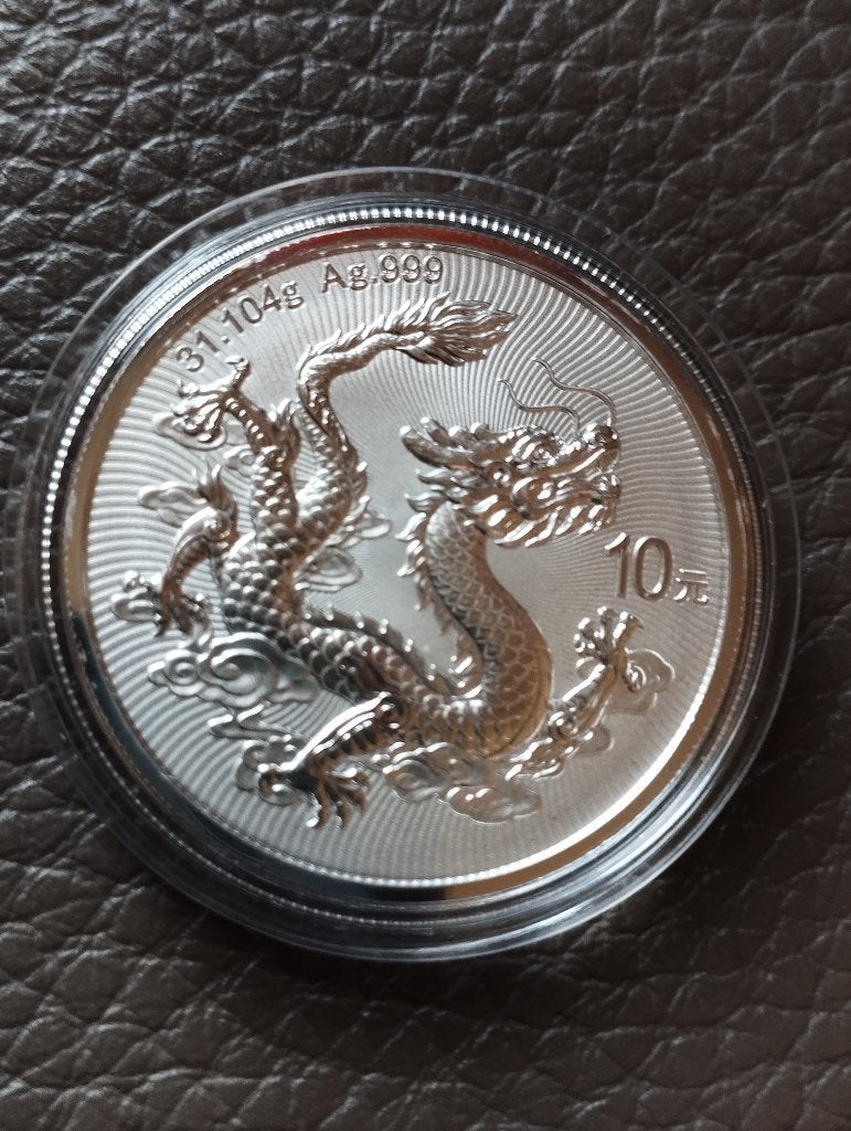 1oz 999 zilver China Dragon 2026, Ophalen of Verzenden, Losse munt, Zilver
