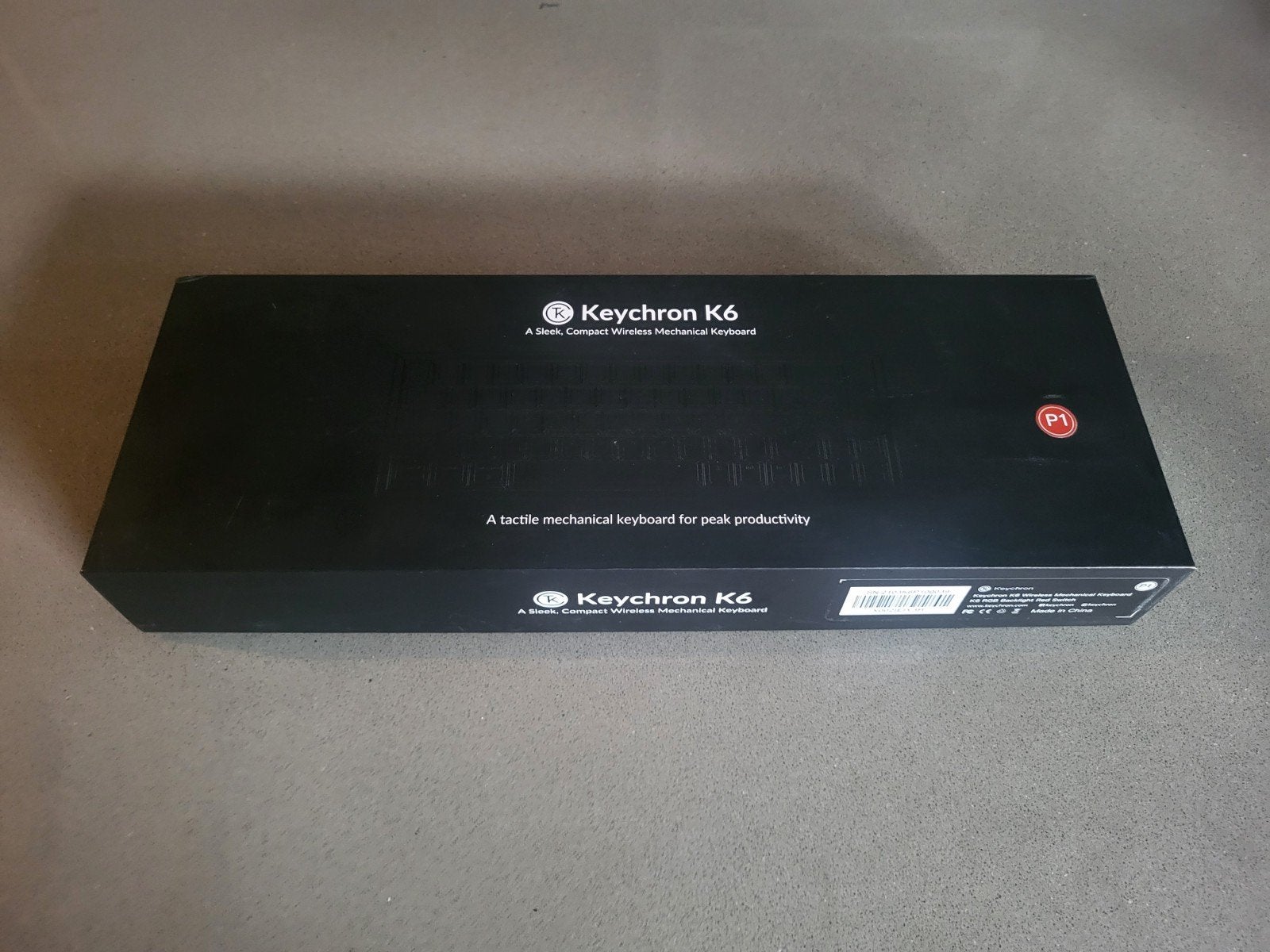 Keychron K6 tactile red switch mechanical keyboard, Enlèvement