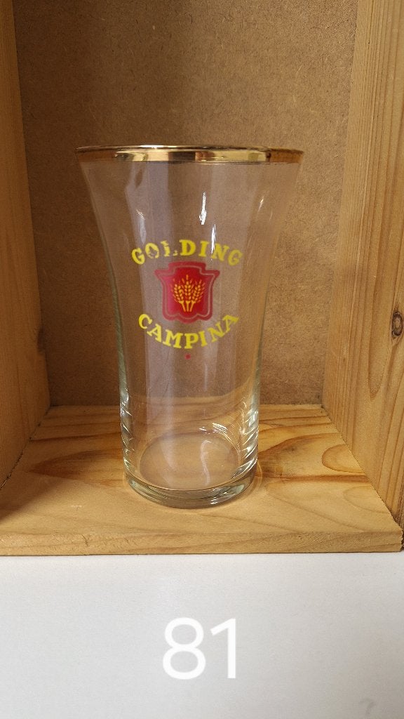 bierglas Campina (nr81), Ophalen, Gebruikt, Glas of Glazen, Overige merken