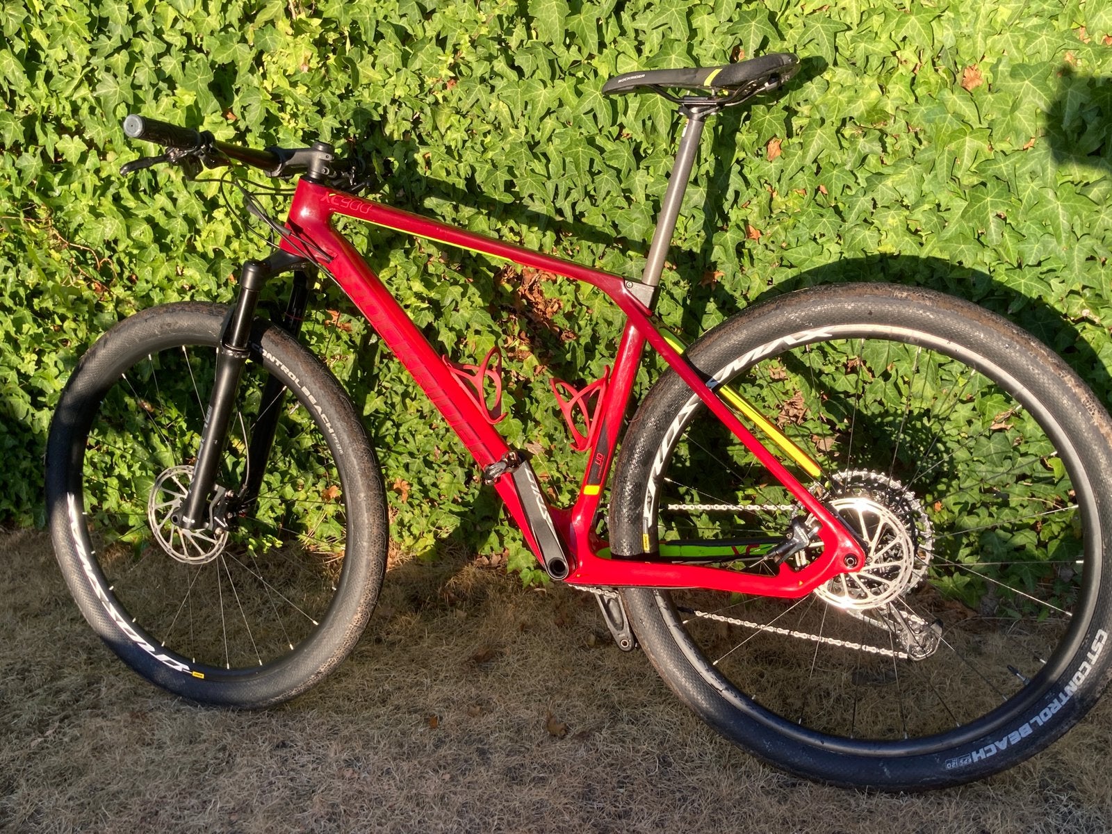Mtb Rockrider XC900 carbon te koop. Top hardtail model, Gebruikt, Hardtail, Heren, Schijfrem