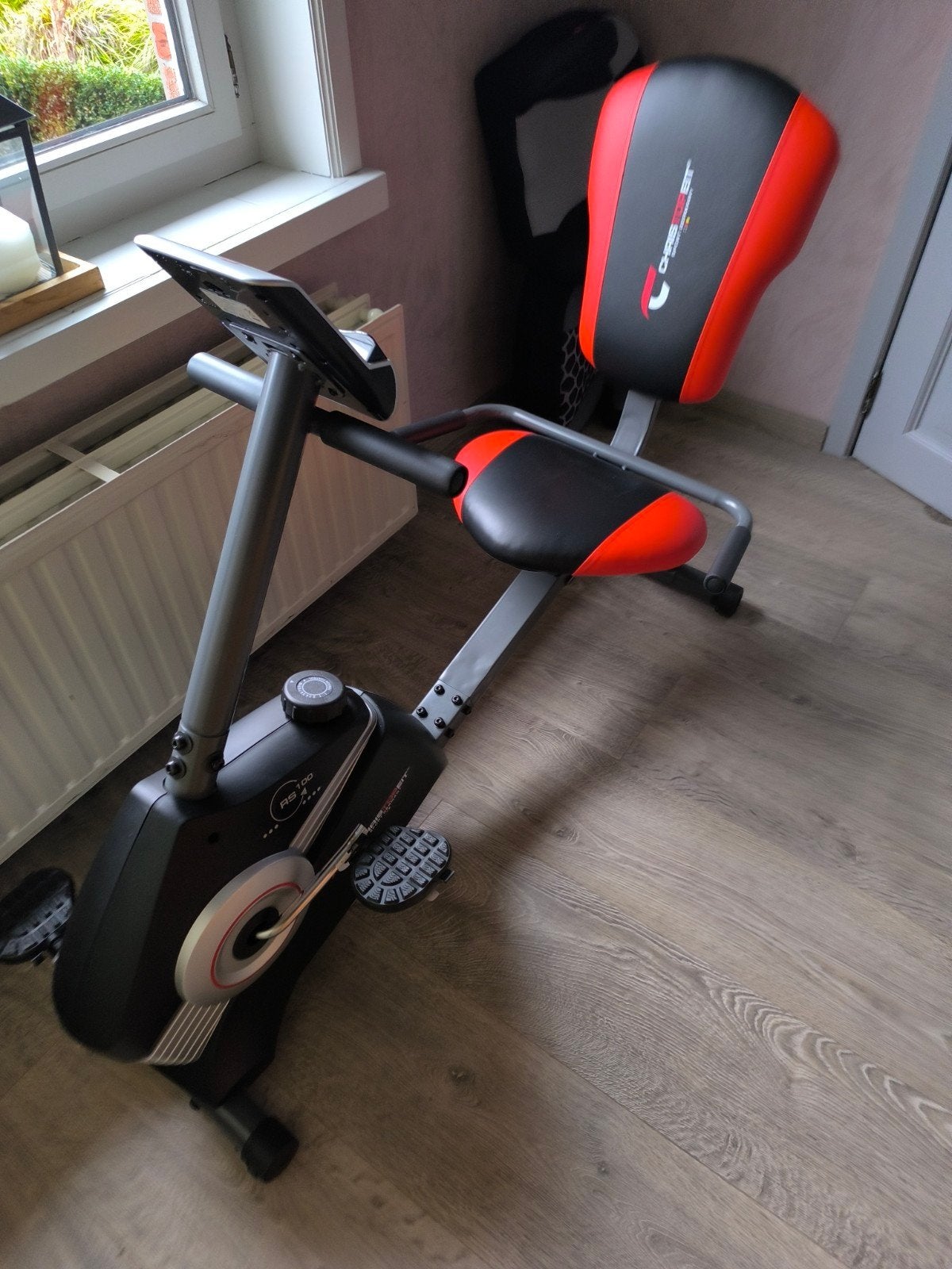 Fitness fiets in comfortabele houding., Sports & Fitness, Appareils de fitness, Enlèvement, Couché